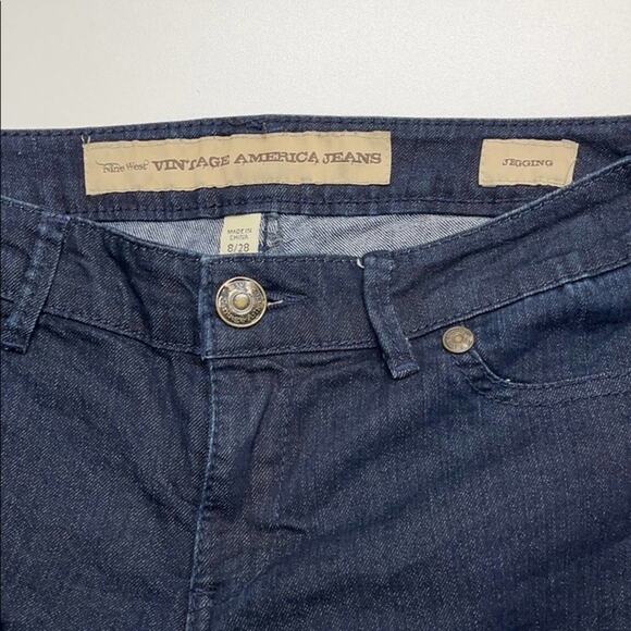 NINE WEST Womens 8 / 28 Blue Jean Jeggings - Picture 1 of 4